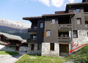 l'appartement de vacances dans l'immeuble La Cachette,  Valmorel dans les Alpes