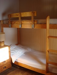Location de vacances  Valmorel : chambre avec lits superposs